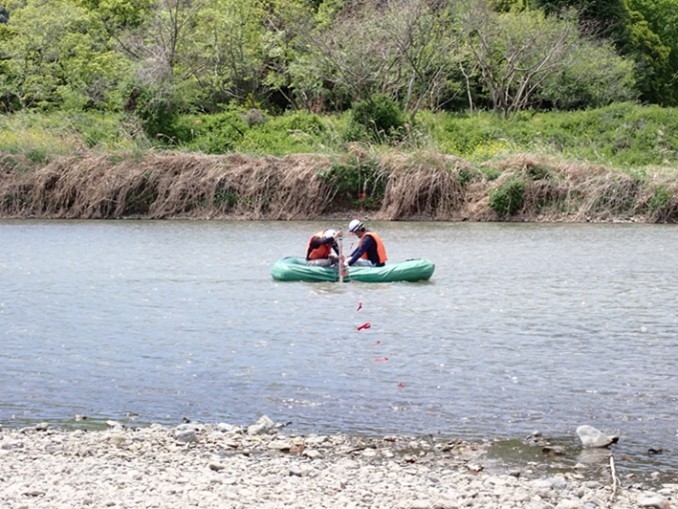 桂川上流流量観測業務